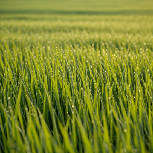 Crop canopy close-up